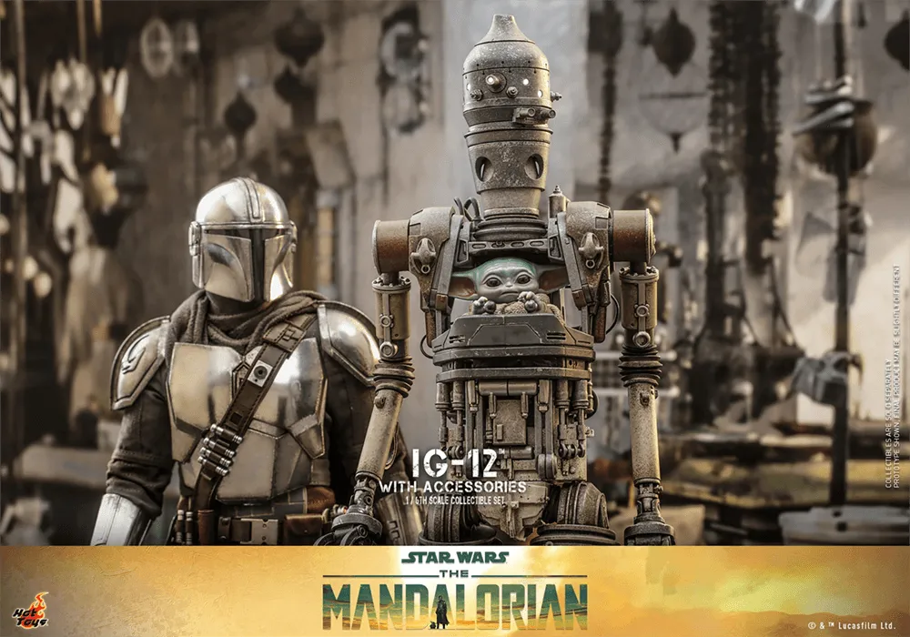 HOTTMS105 Star Wars: The Manadalorian - IG-12 1:6 Scale Collectible Figure Set - Hot Toys - Titan Pop Culture