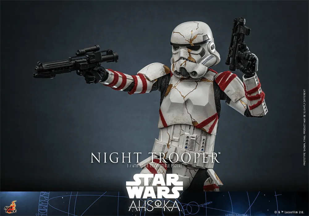 HOTTMS121 Star Wars: Ahsoka (TV) - Night Trooper 1:6 Scale Collectable Action Figure - Hot Toys - Titan Pop Culture