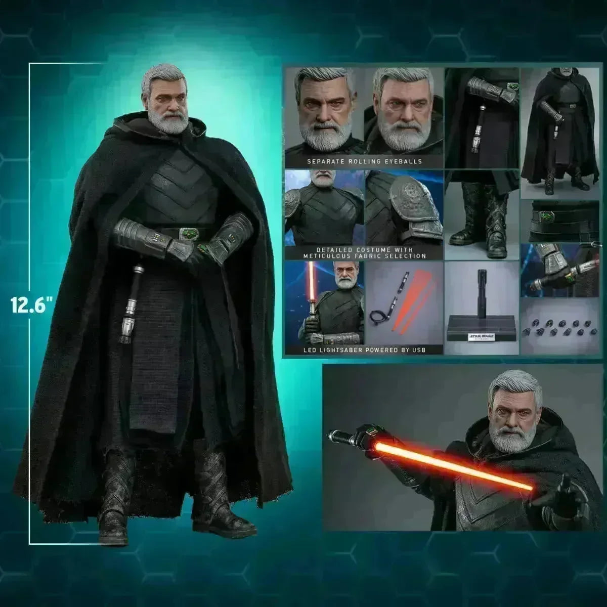 HOTTMS125 Star Wars: Ahsoka - Baylan Skoll 1:6 Scale Collectable Action Figure - Hot Toys - Titan Pop Culture