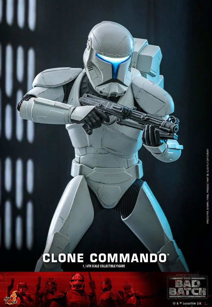 Figura de acción coleccionable de Star Wars - Clone Commando a escala 1:6