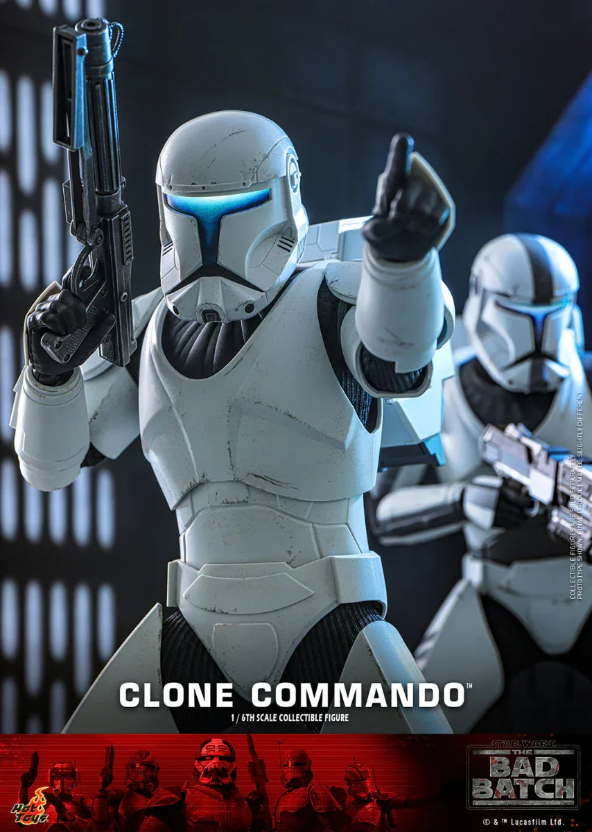 Figura de acción coleccionable de Star Wars - Clone Commando a escala 1:6