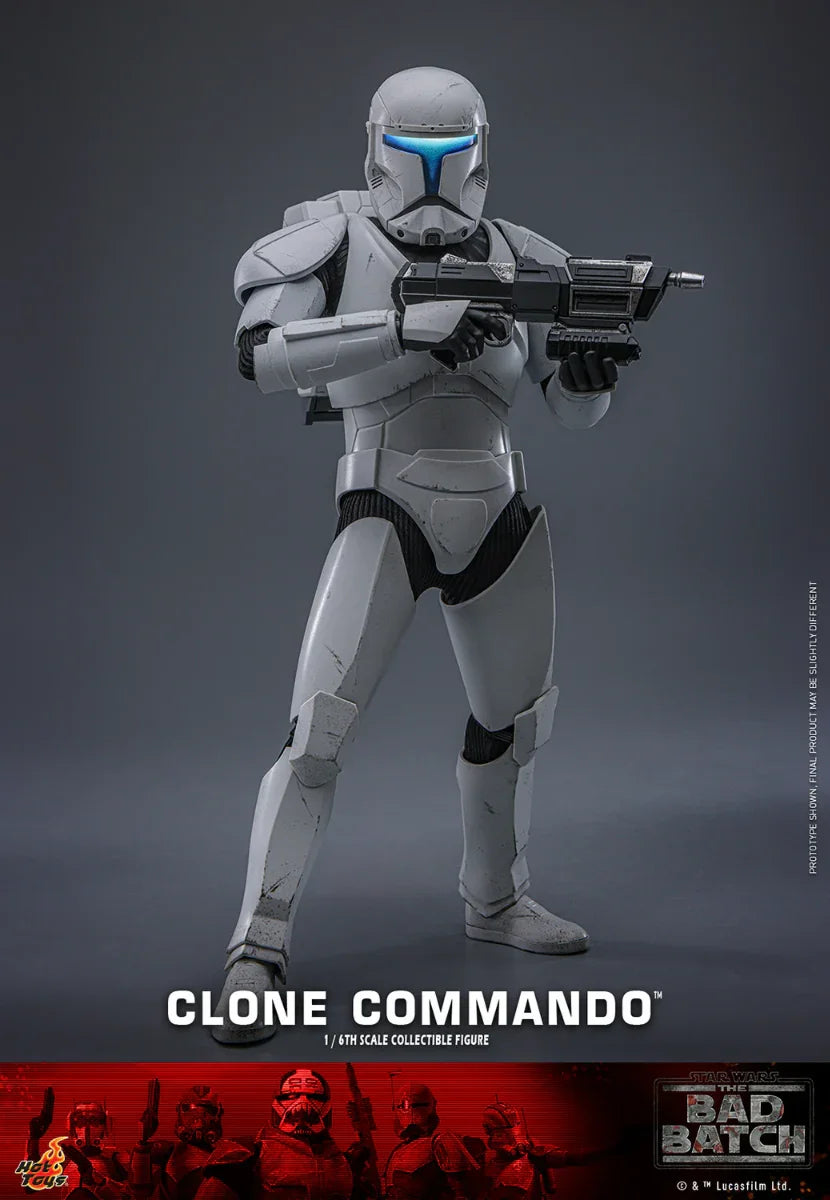 Figura de acción coleccionable de Star Wars - Clone Commando a escala 1:6