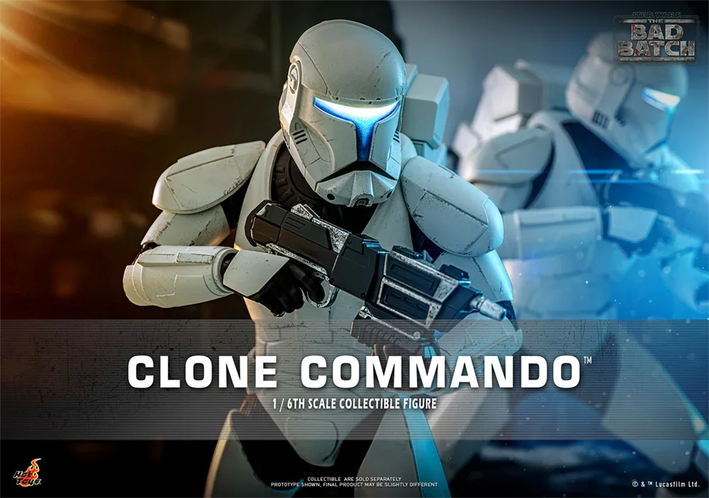 Figura de acción coleccionable de Star Wars - Clone Commando a escala 1:6