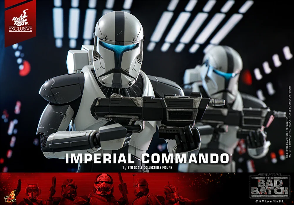 Figura de acción coleccionable de Star Wars - Clone Commando a escala 1:6