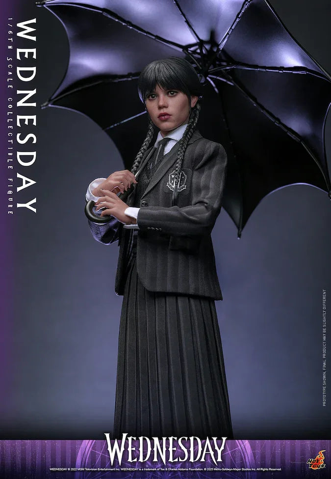 Miércoles - Figura de acción coleccionable a escala 1:6 de Wednesday Addams