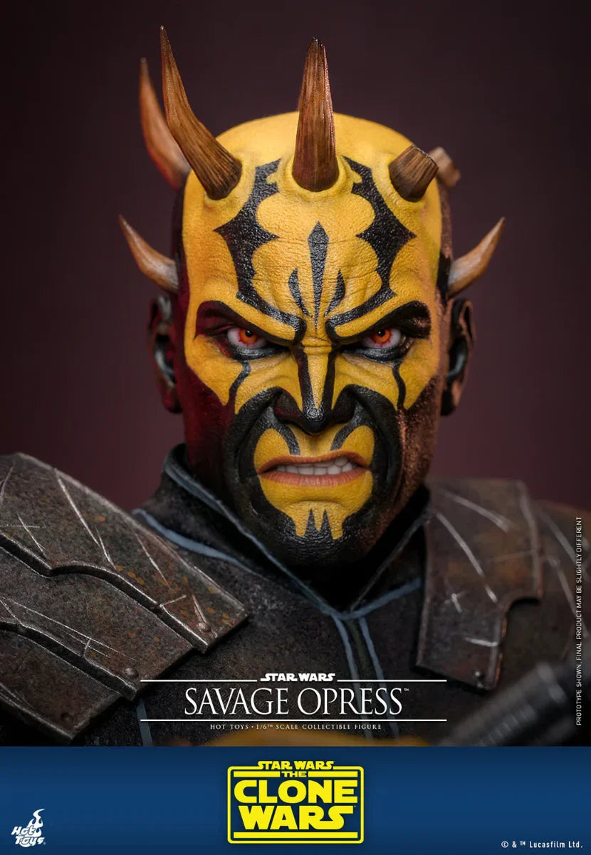 Star Wars: Clone Wars - Figura de acción de Savage Opress a escala 1:6