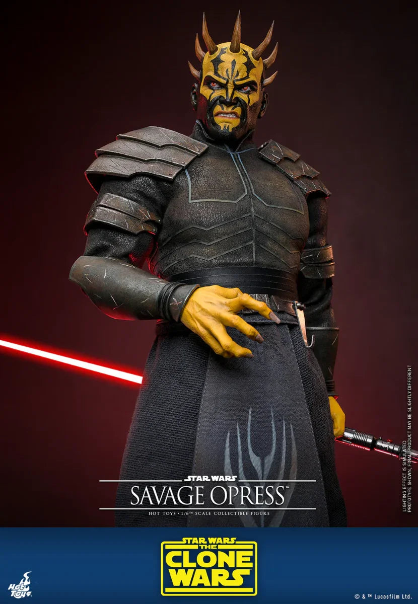 Star Wars: Clone Wars - Figura de acción de Savage Opress a escala 1:6