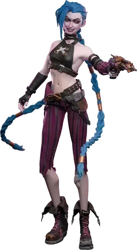 HOTTMS137 Arcane: League of Legends (TV) - Jinx 1:6 Scale Collectable Action Figure - Hot Toys - Titan Pop Culture