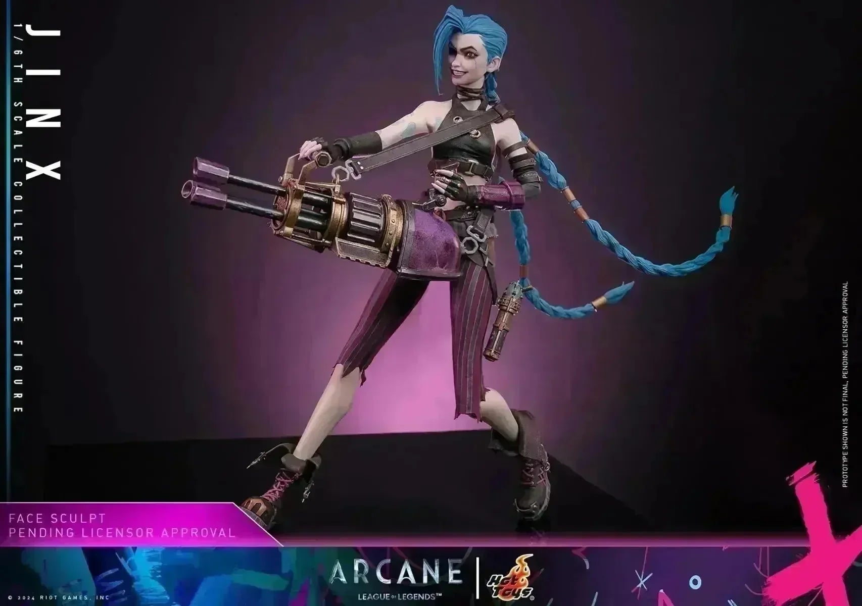 HOTTMS137 Arcane: League of Legends (TV) - Jinx 1:6 Scale Collectable Action Figure - Hot Toys - Titan Pop Culture