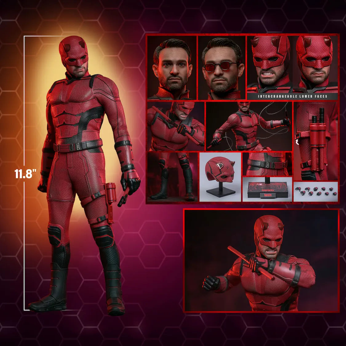 HOTTMS154 Daredevil: Born Again (TV) - Daredevil 1:6 Figure - Hot Toys - Titan Pop Culture