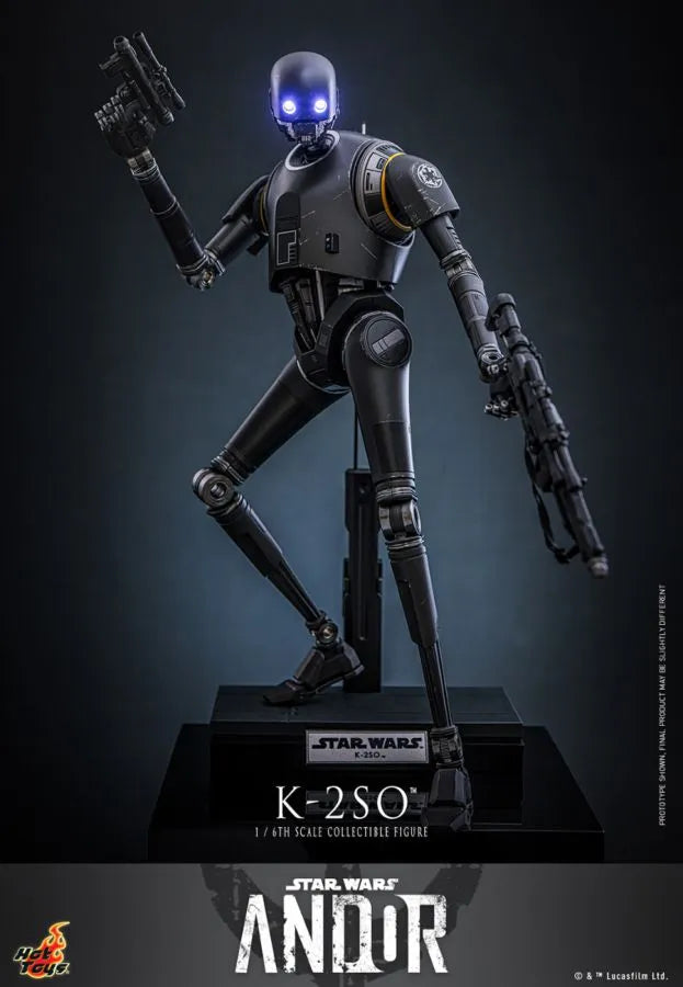 HOTTMS156 Star Wars: Andor - K-2SO 1:6 Scale Collectable Action Figure - Hot Toys - Titan Pop Culture
