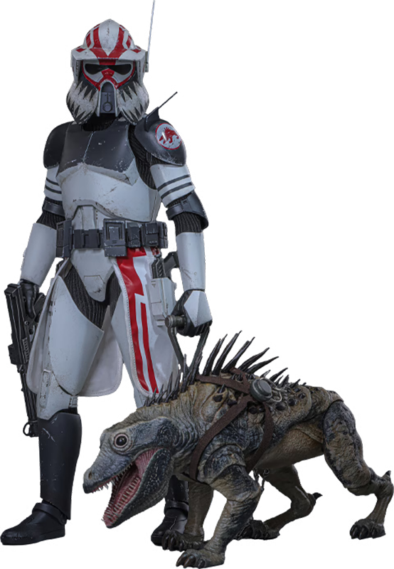 Star Wars: The Clone Wars - Figura de acción coleccionable del Sargento Hound a escala 1:6