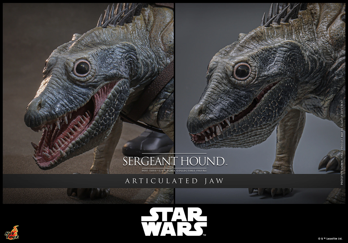Star Wars: The Clone Wars - Figura de acción coleccionable del Sargento Hound a escala 1:6
