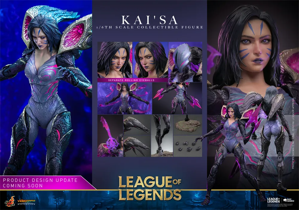 HOTVGM57 League Of Legends - Kai'Sa 1:6 Scale Collectable Action Figure - Pure Arts - Titan Pop Culture