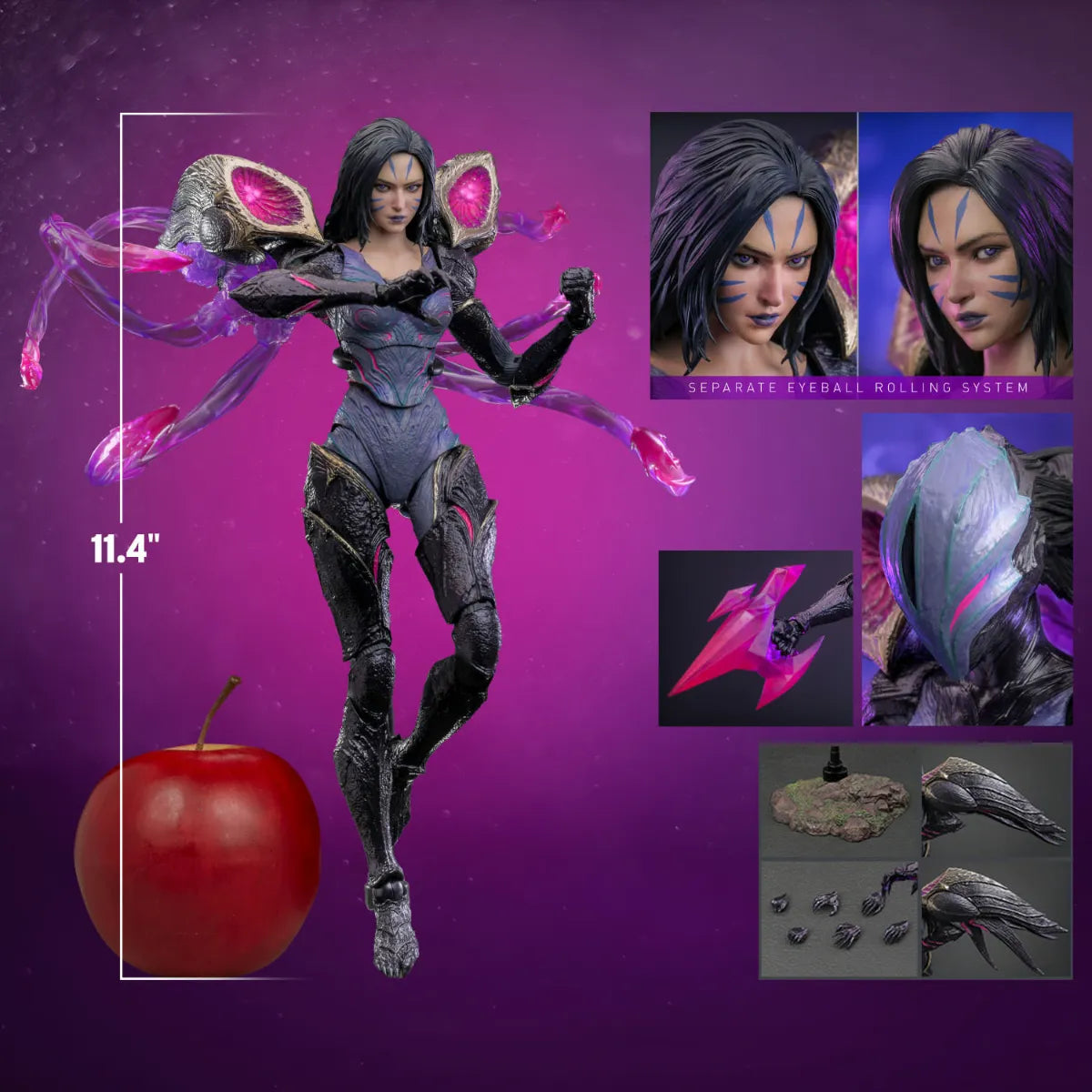 HOTVGM57 League Of Legends - Kai'Sa 1:6 Scale Collectable Action Figure - Pure Arts - Titan Pop Culture