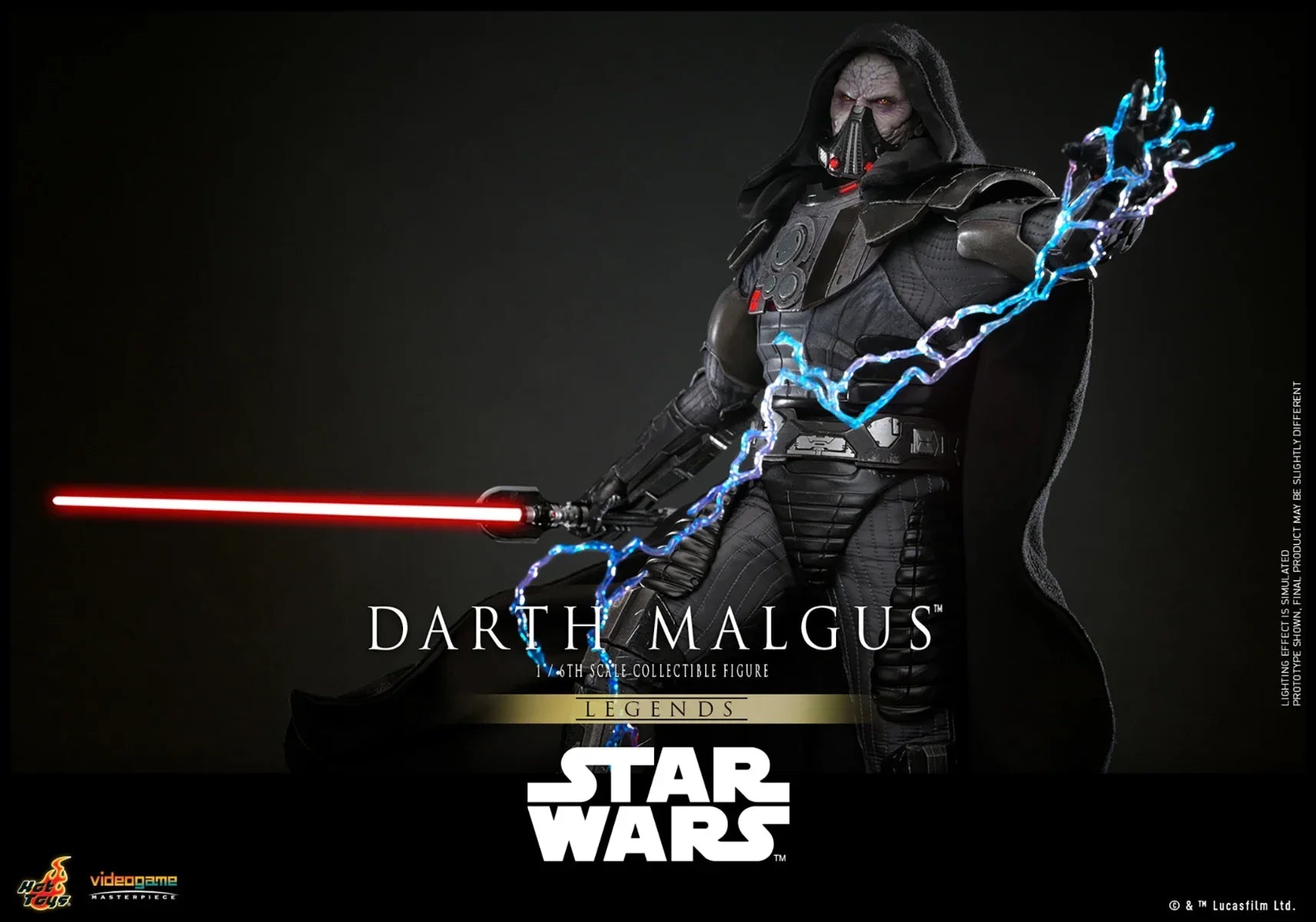 Star Wars - Figura de acción coleccionable de Darth Malgus a escala 1:6