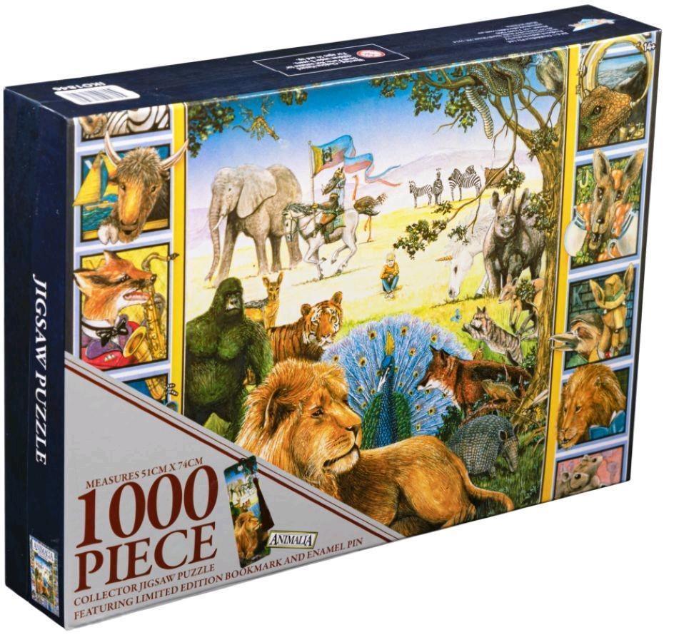 IKO1846 Animalia - Book Cover 1000 piece Collector Jigsaw Puzzle - Ikon Collectables - Titan Pop Culture