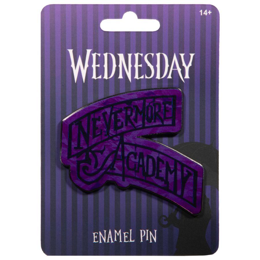 IKO1960 Wednesday - Nevermore Academy Pin - Ikon Collectables - Titan Pop Culture
