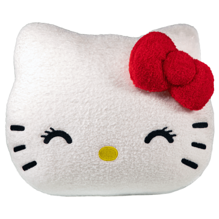 Hello Kitty - Closed eyes Plush Cushion Plush Cushion by Ikon Collectables | Titan Pop Culture