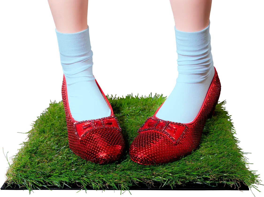 Wizard of Oz - Dorothy and Wicked Witch's Replica Ruby Slippers