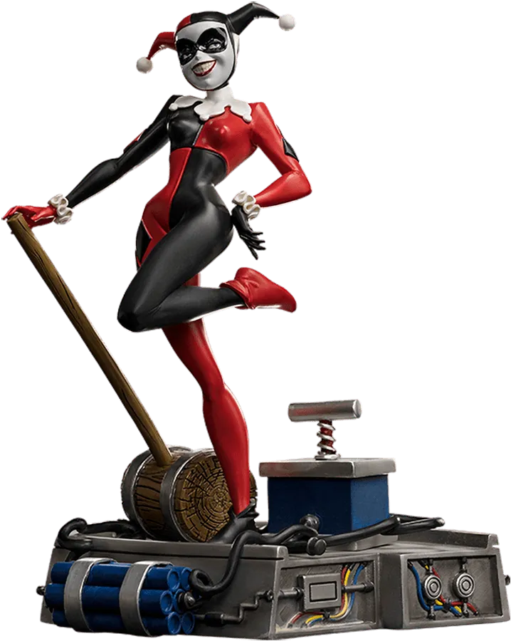 IRO50119 Batman: The Animated Series - Harley Quinn 1:10 Scale Statue - Iron Studios - Titan Pop Culture