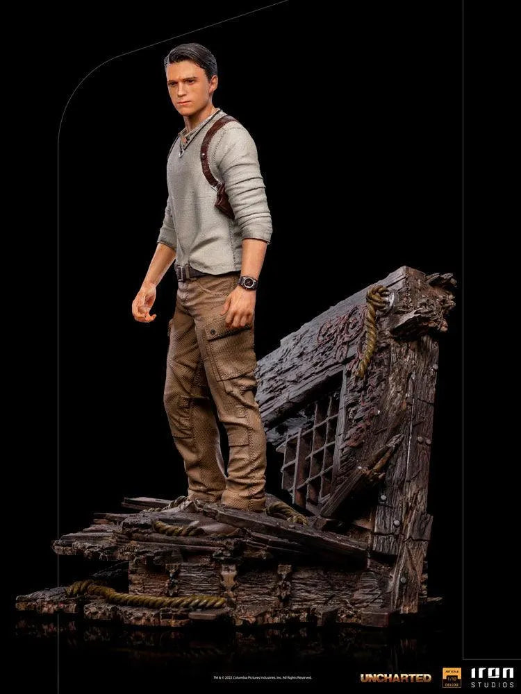 IRO50201 Uncharted - Nathan Drake Deluxe 1:10 Scale Statue - Iron Studios - Titan Pop Culture