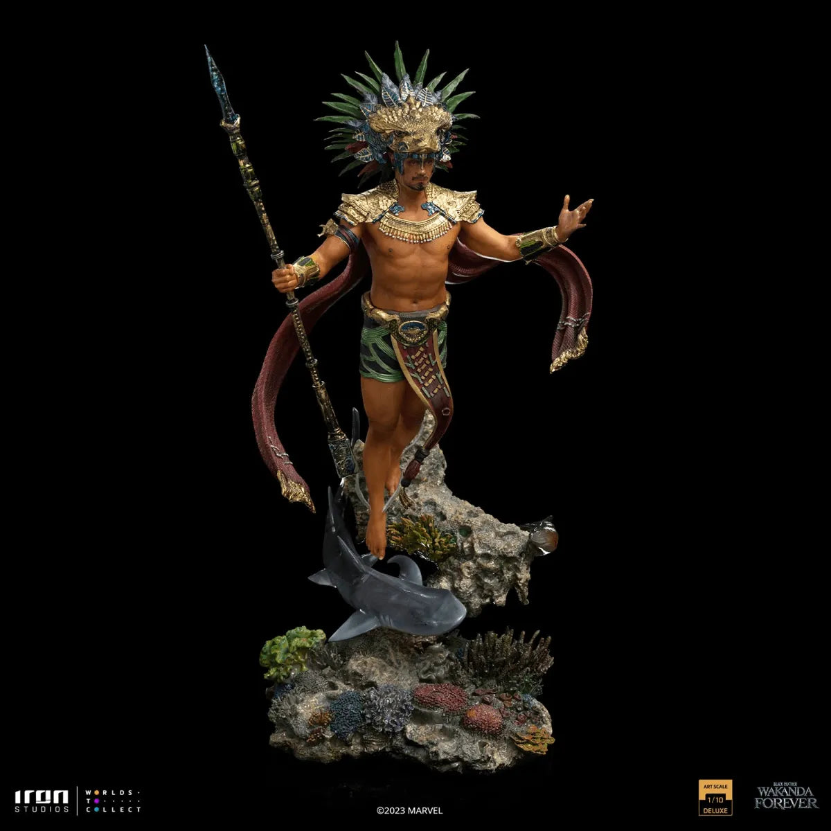 IRO53318 Black Panther 2: Wakanda Forever - King Namor Deluxe 1:10 Scale Statue - Iron Studios - Titan Pop Culture