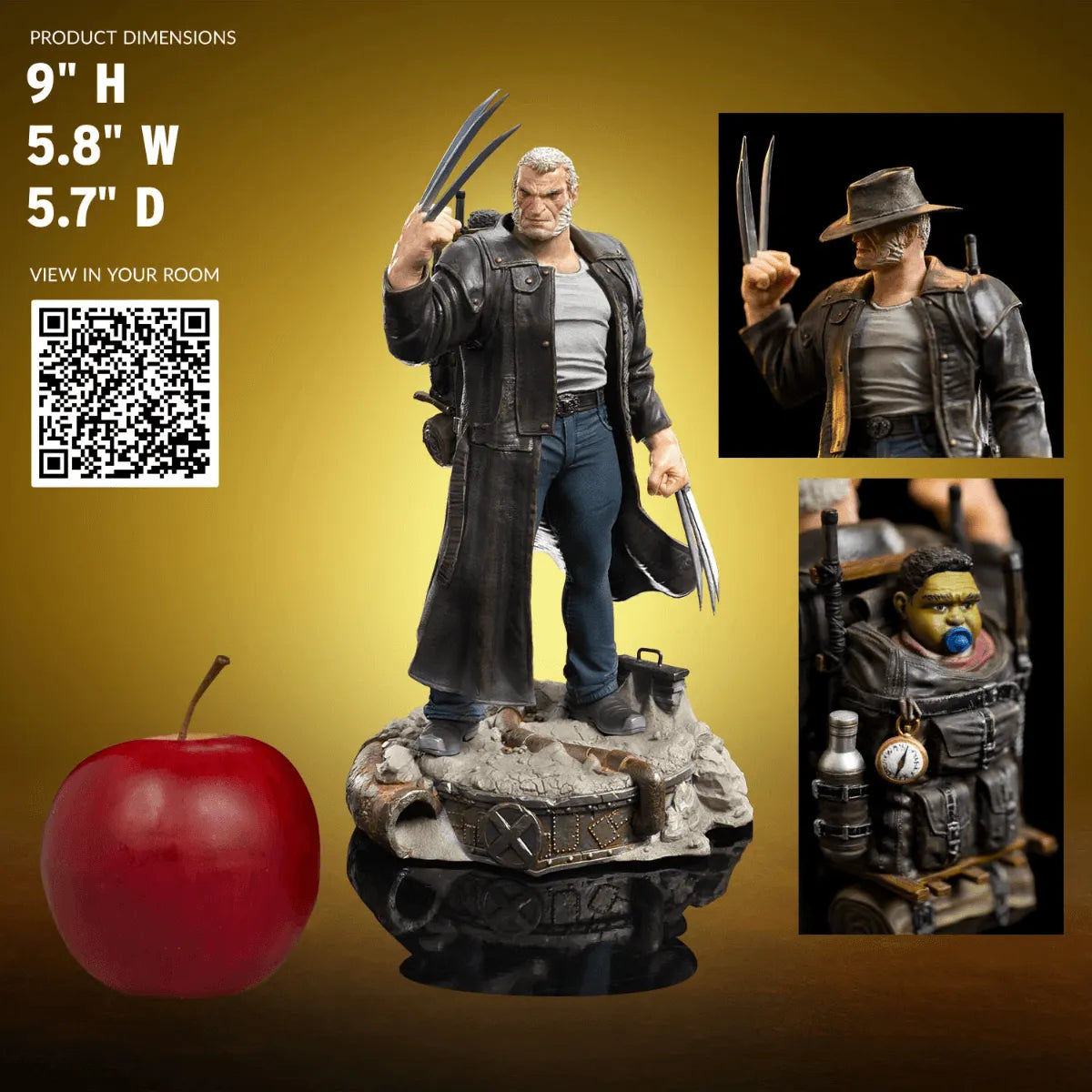 IRO53820 X-Men - Wolverine (Old Man Logan) 1:10 Statue - Iron Studios - Titan Pop Culture
