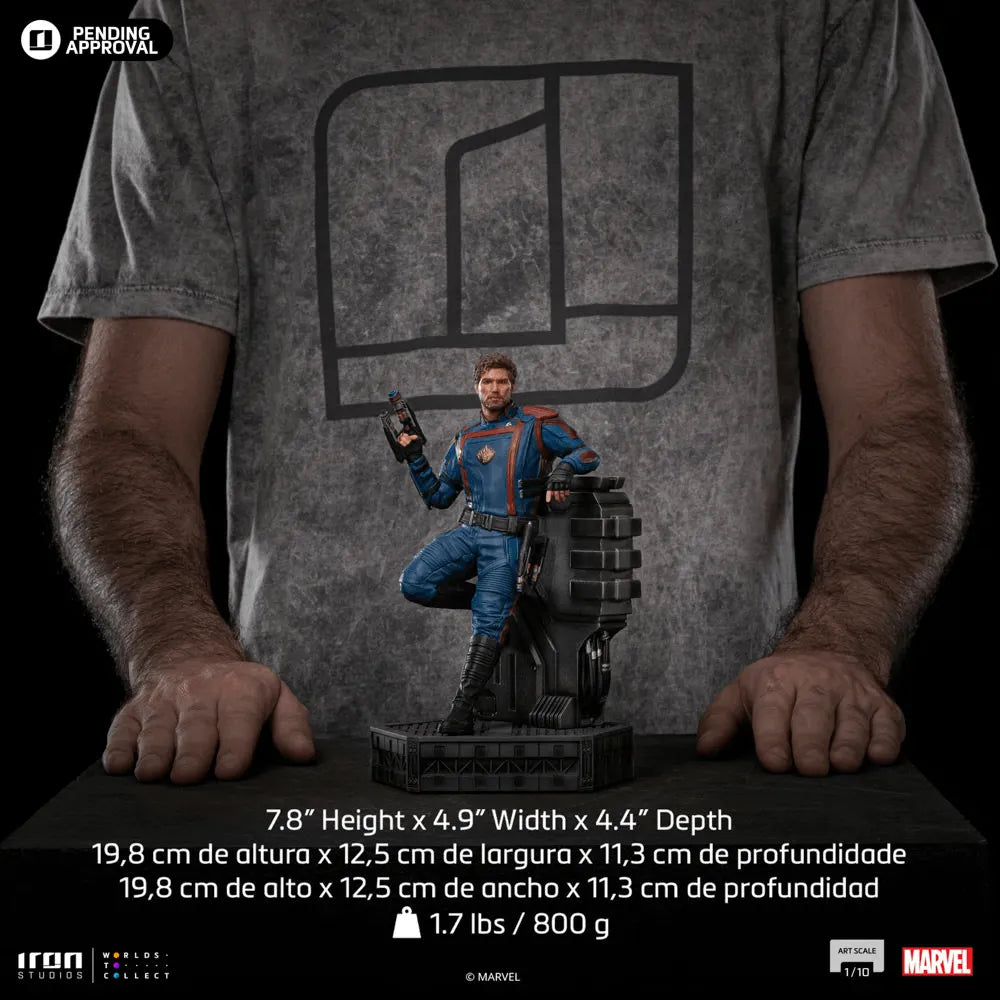 IRO54575 Guardians of the Galaxy: Vol. 3 - Star-Lord 1:10 Scale Statue - Iron Studios - Titan Pop Culture