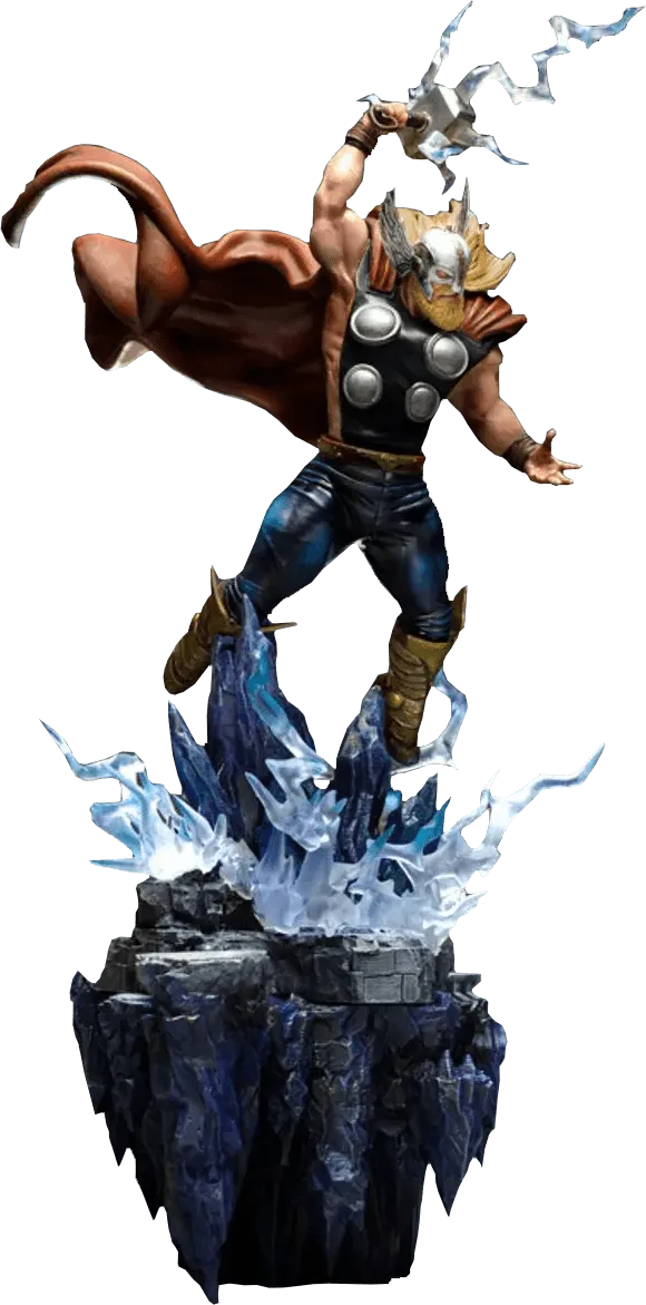 IRO54636 Marvel - Thor, Infinity Gauntlet Deluxe 1:10 Scale Statue - Iron Studios - Titan Pop Culture