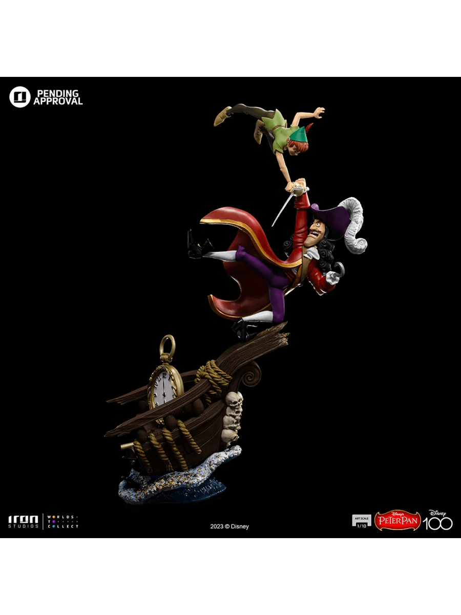 IRO54742 Disney - Peter Pan Vs Hook 1:10 Scale Statue - Iron Studios - Titan Pop Culture