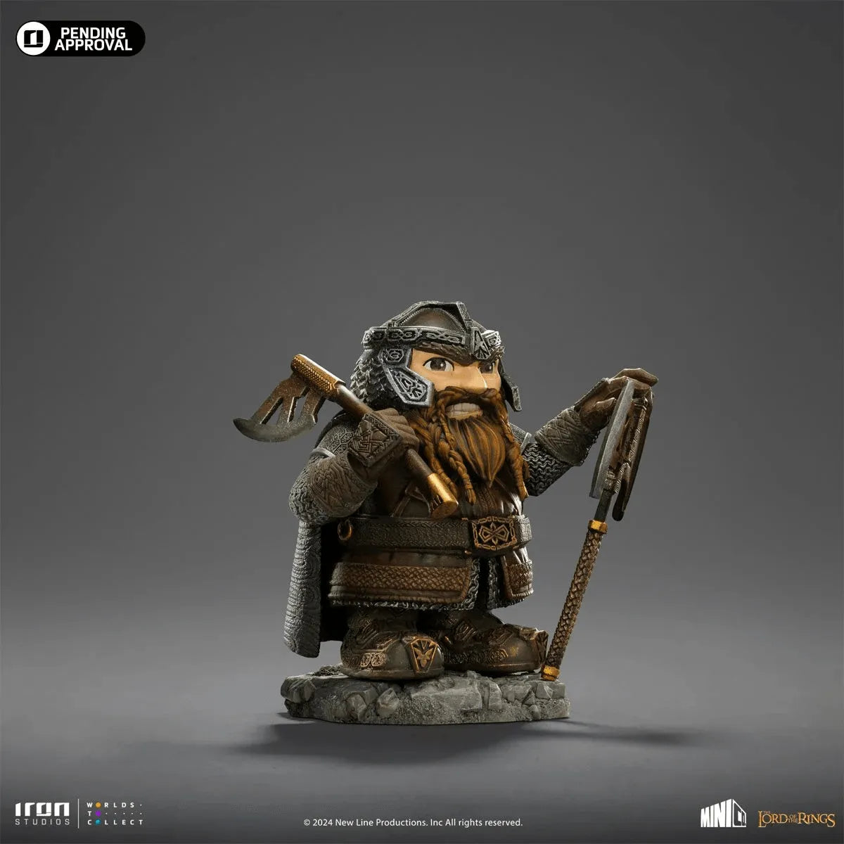 IRO55183 The Lord the Rings - Gimli Minico Vinyl - Iron Studios - Titan Pop Culture