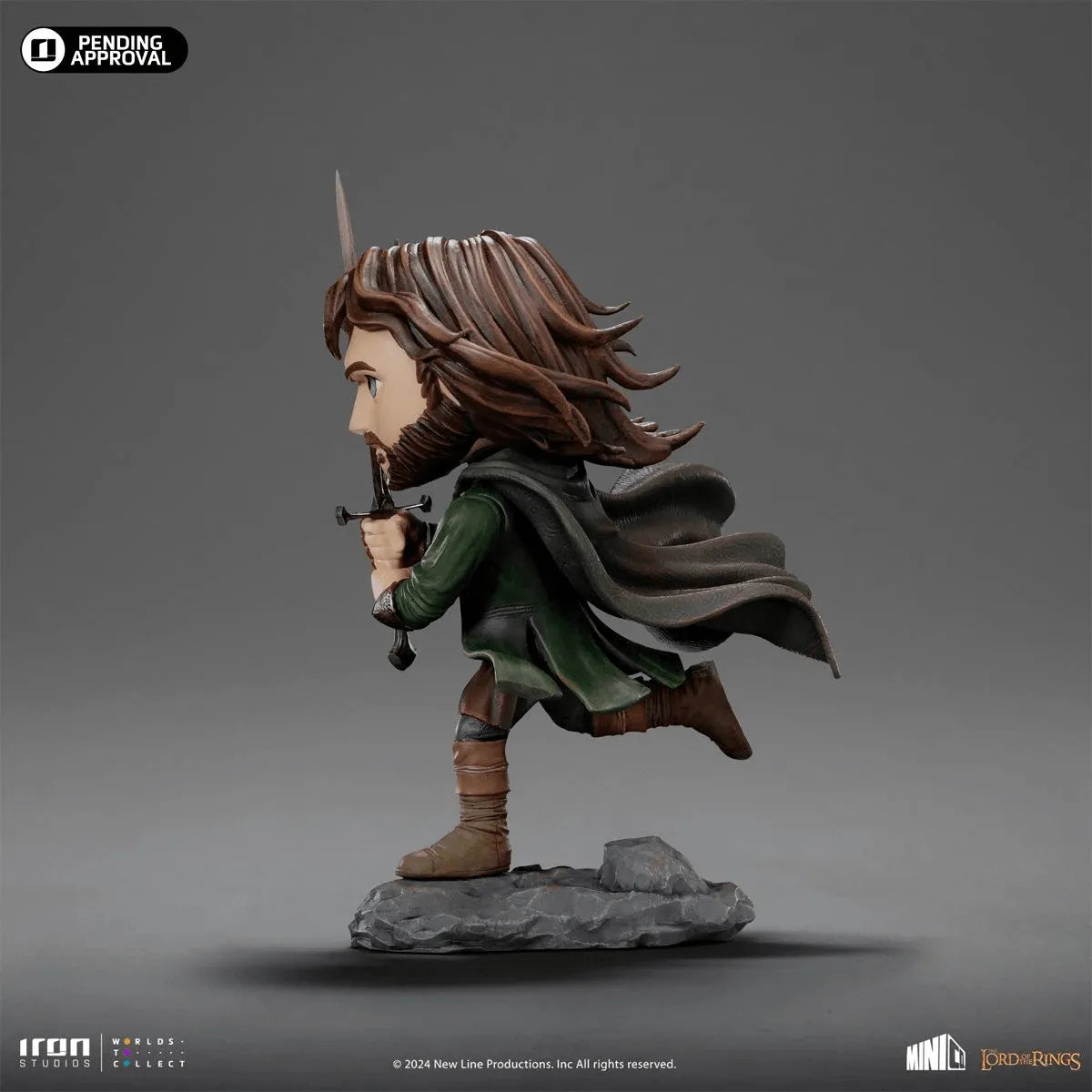 IRO55213 The Lord of the Rings - Aragorn Minico Vinyl - Iron Studios - Titan Pop Culture