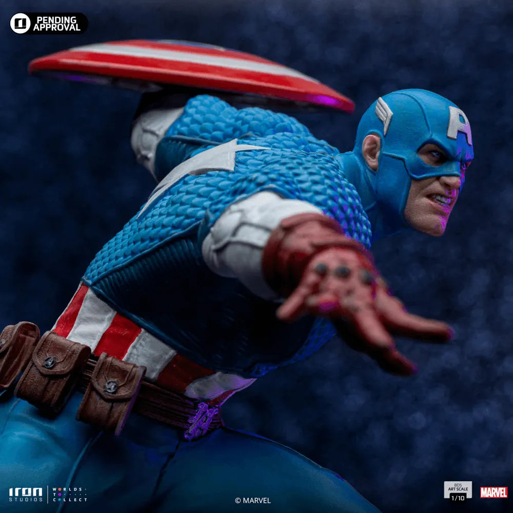 IRO55312 Captain America - Captain America 1:10 Scale Statue - Iron Studios - Titan Pop Culture