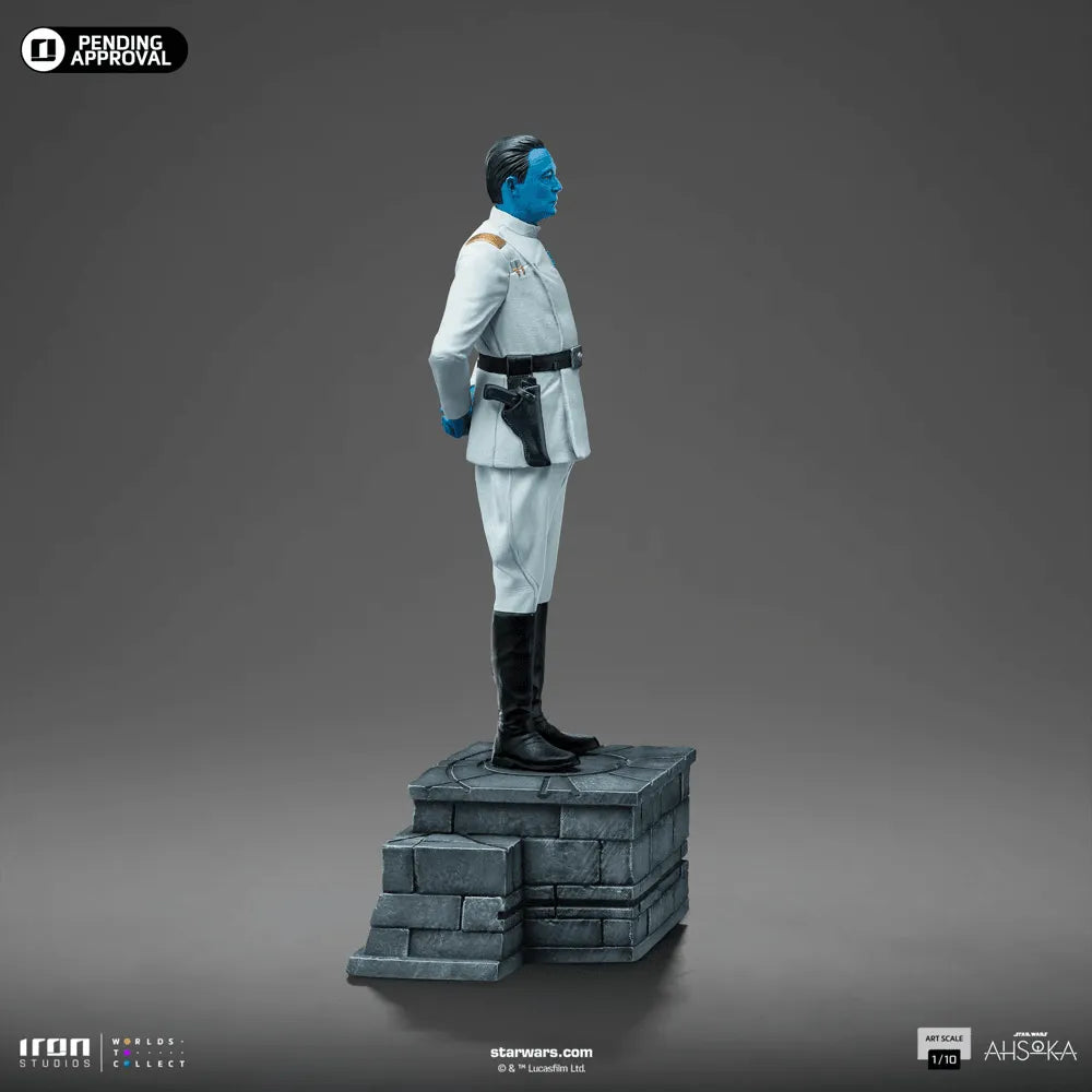 IRO55565 Star Wars: Ahsoka - Grand Admiral Thrawn 1:10 Statue - Iron Studios - Titan Pop Culture