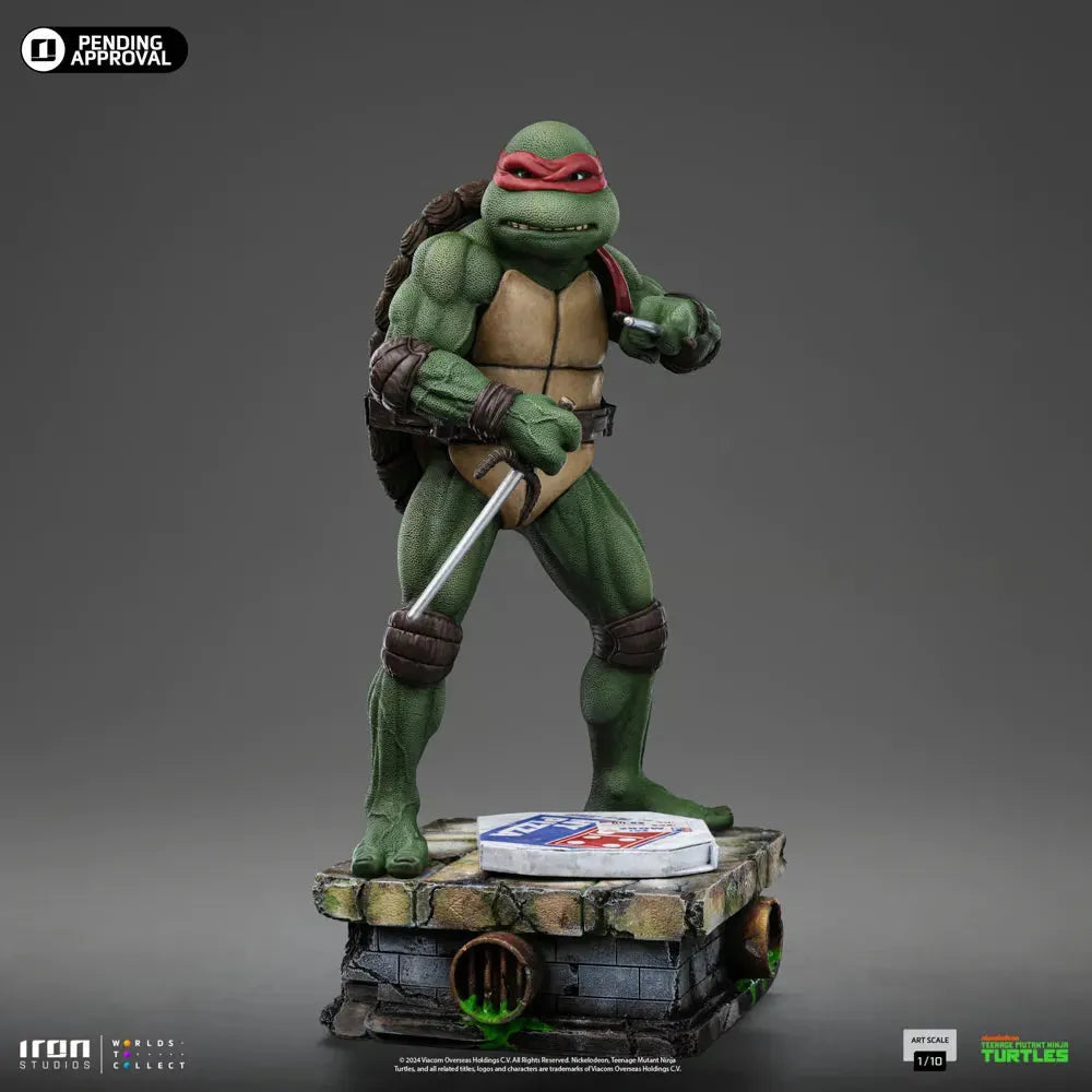 IRO56364 Teenage Mutant Ninja Turtles - '90's Raphael 1:10 Scale Statue - Iron Studios - Titan Pop Culture