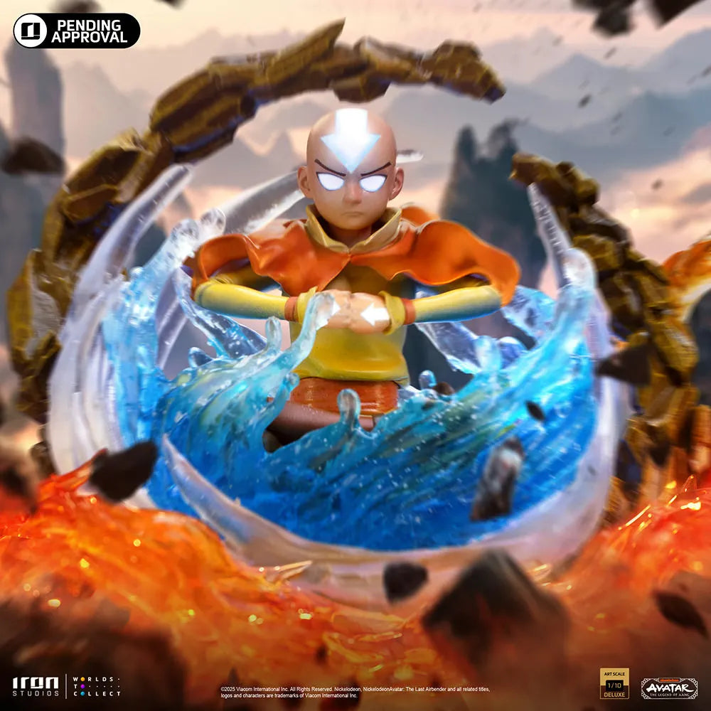 IRO56678 Avatar: The Last Airbender - Aang 1:10 Scale Statue - Iron Studios - Titan Pop Culture