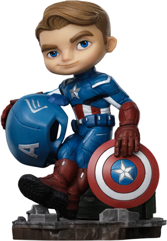 IRO56838 Captain America - Captain America MiniCO Vinyl Figure - Iron Studios - Titan Pop Culture