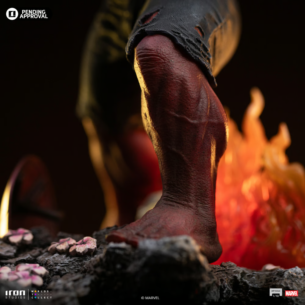 Capitán América: Un mundo feliz - Estatua de Hulk Rojo a escala 1:10