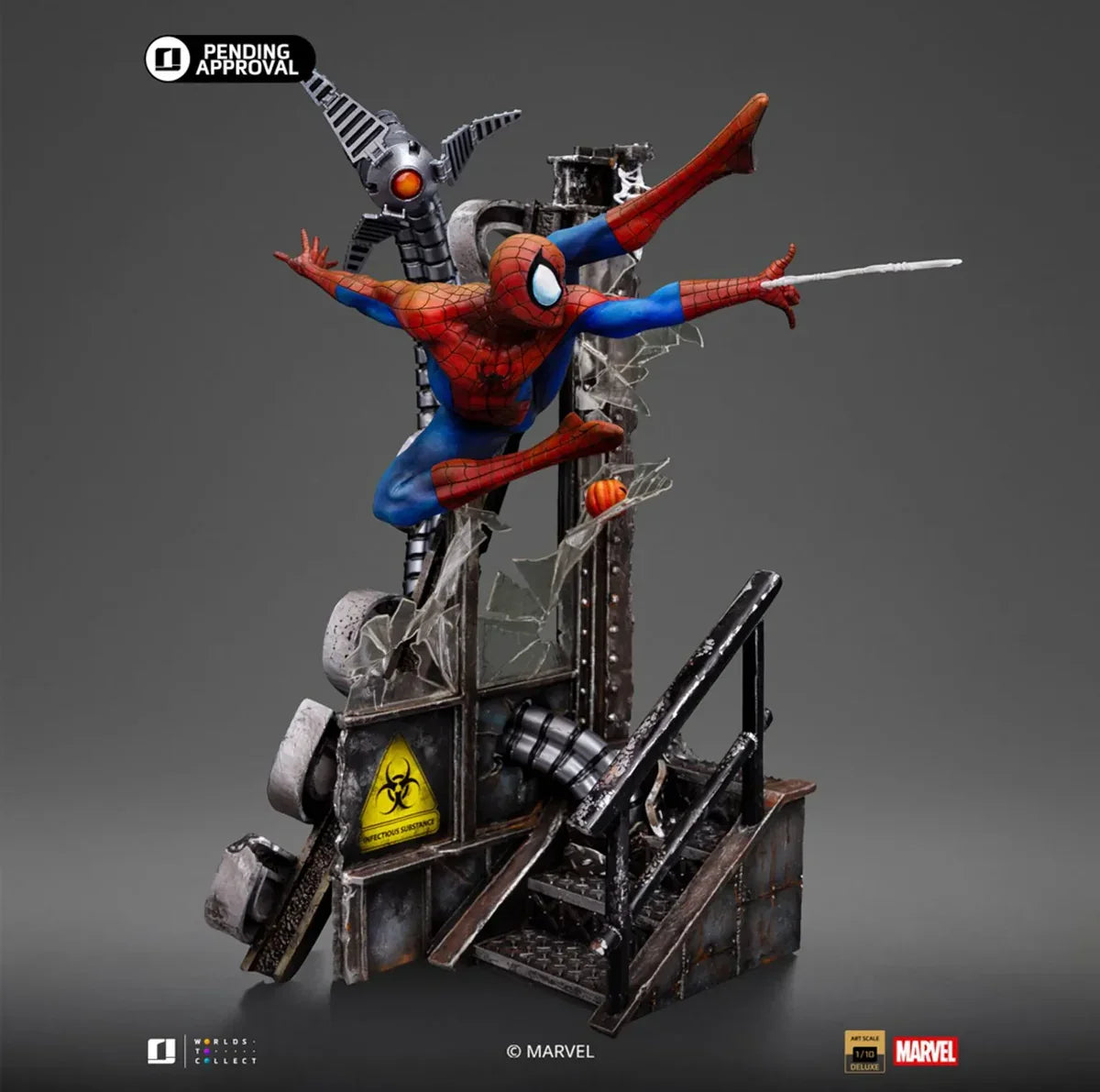 Spider-Man - Estatua a escala 1:10 del décimo aniversario de Spider-Man