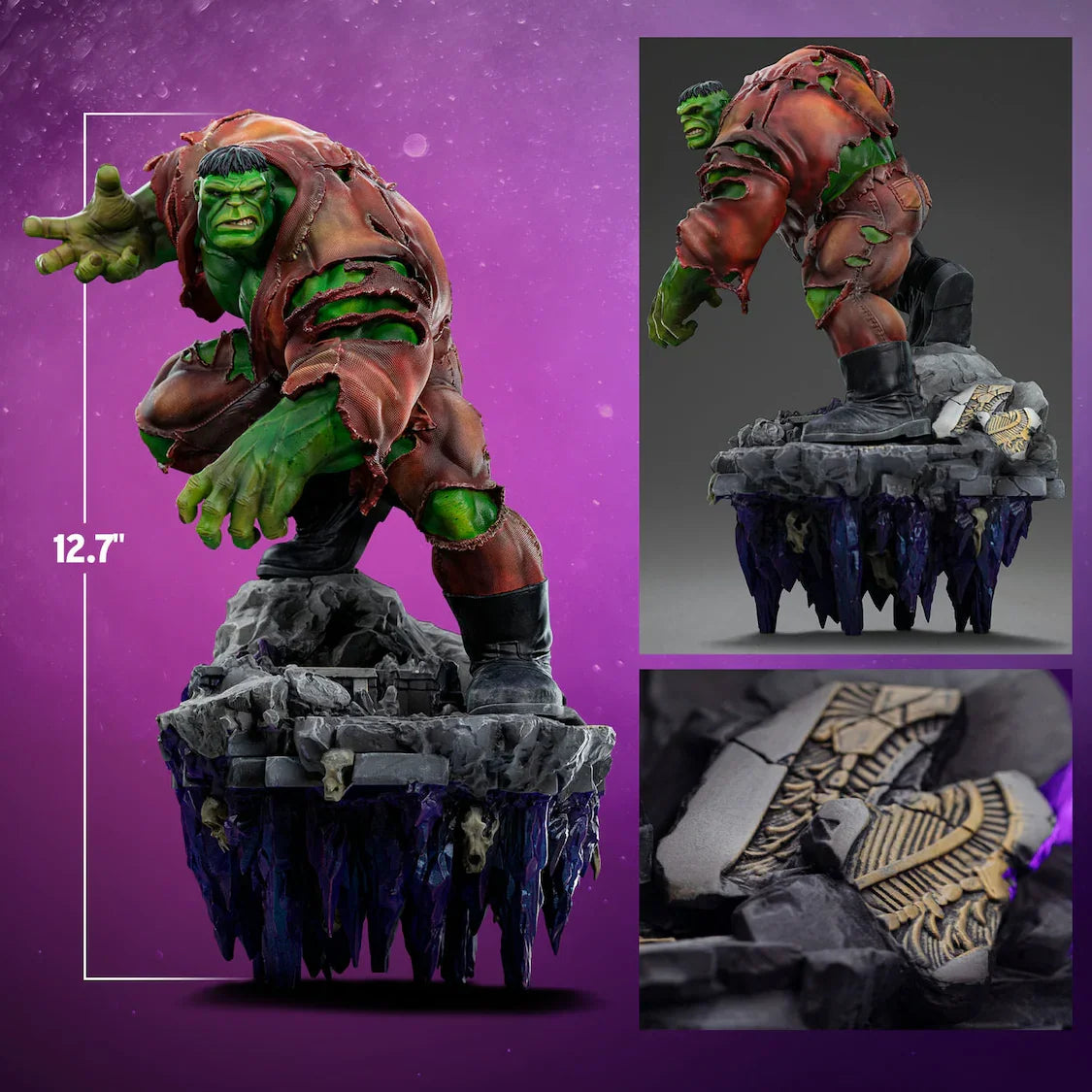 Guantelete del Infinito - Estatua de Hulk Deluxe a escala 1:10