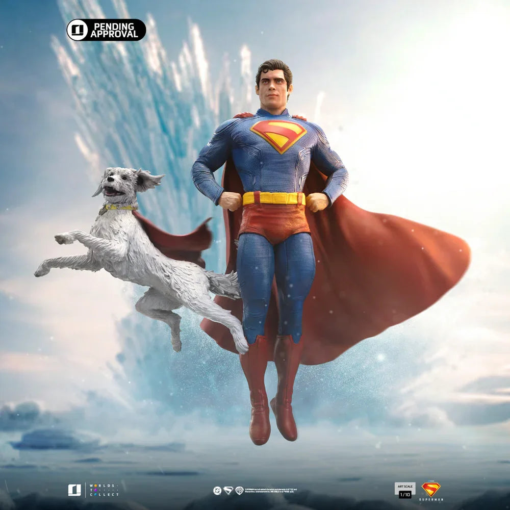 Superman (2025) - Superman & Krypto 1:10 Scale Statue