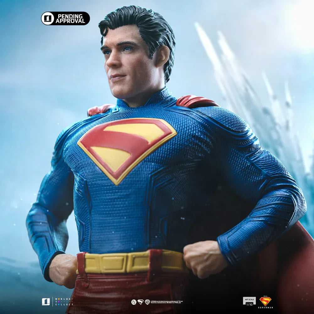 Superman (2025) - Estatua de Superman y Krypto a escala 1:10