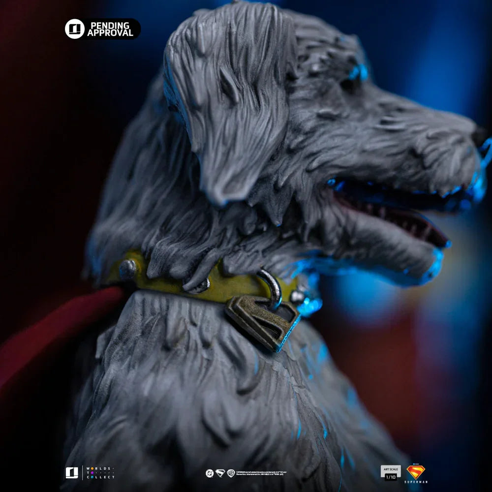 Superman (2025) - Estatua de Superman y Krypto a escala 1:10