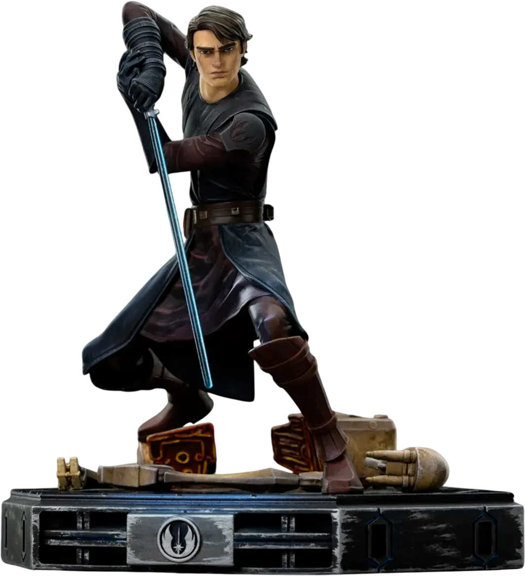 IRO57880 Star Wars: Clone Wars - Anakin Skywalker 1:10 Scale Statue - Iron Studios - Titan Pop Culture