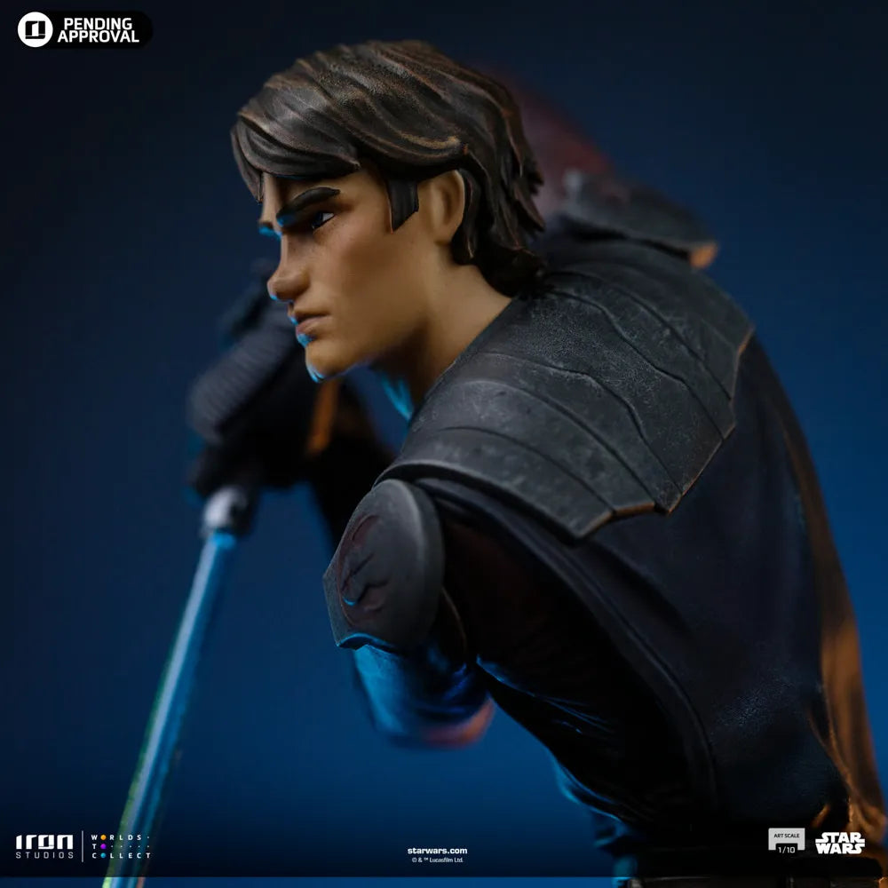 IRO57880 Star Wars: Clone Wars - Anakin Skywalker 1:10 Scale Statue - Iron Studios - Titan Pop Culture