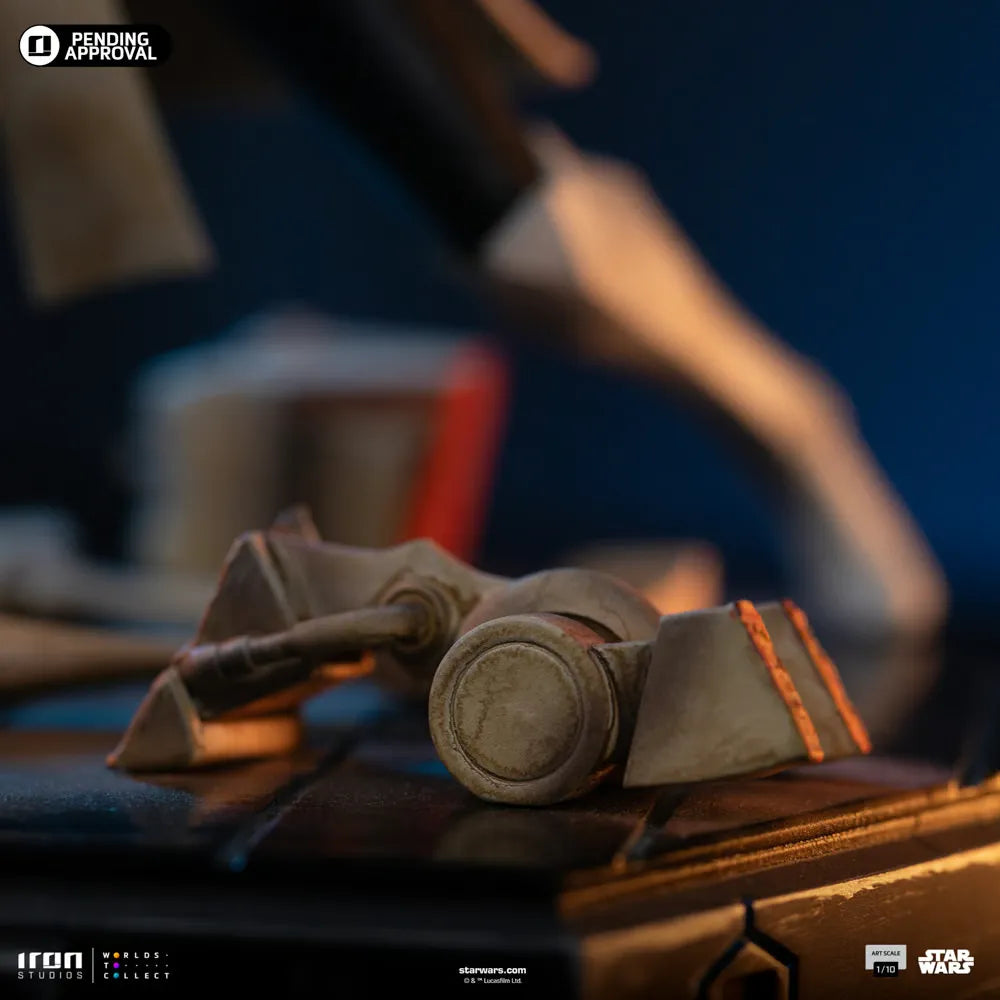 IRO57897 Star Wars: Clone Wars - Obi-Wan Kenobi 1:10 Scale Statue - Iron Studios - Titan Pop Culture