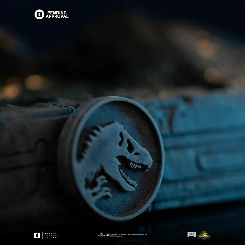 Parque Jurásico - Estatua de iconos del Spinosaurus