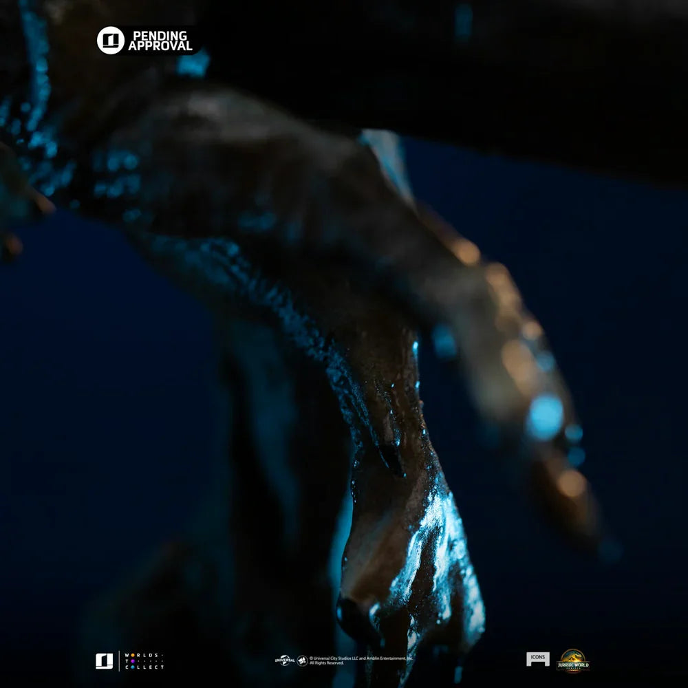 Parque Jurásico - Estatua de iconos del Spinosaurus