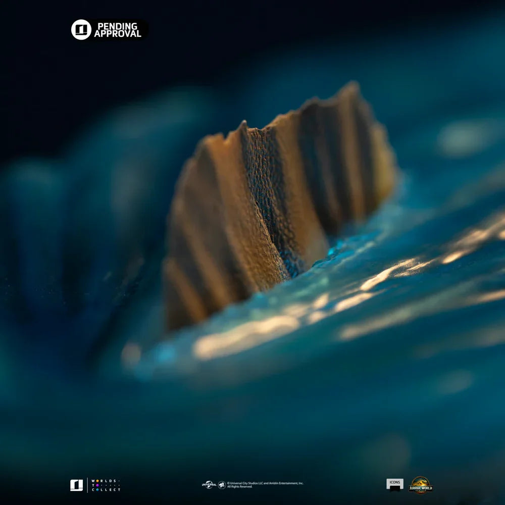 Parque Jurásico - Estatua de iconos del Spinosaurus